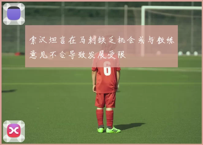 索汉坦言在马刺缺乏机会或与教练意见不合导致发展受限