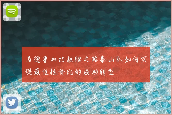 马德鲁加的救赎之路泰山队如何实现最佳性价比的成功转型