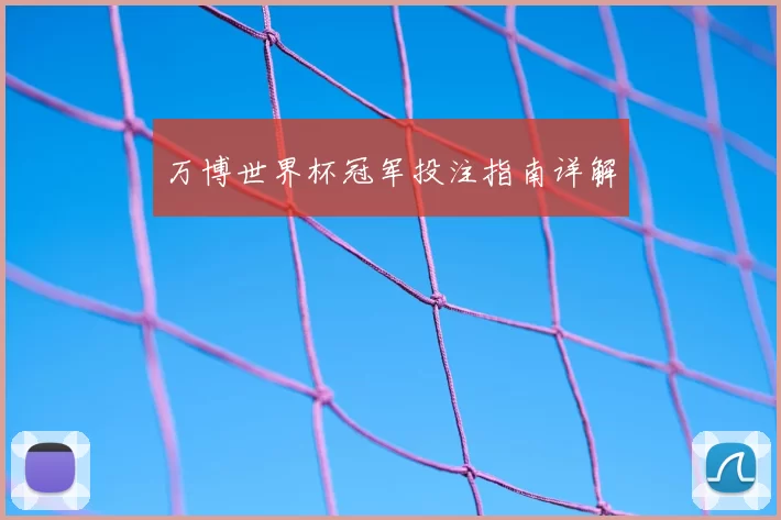 万博世界杯冠军投注指南详解